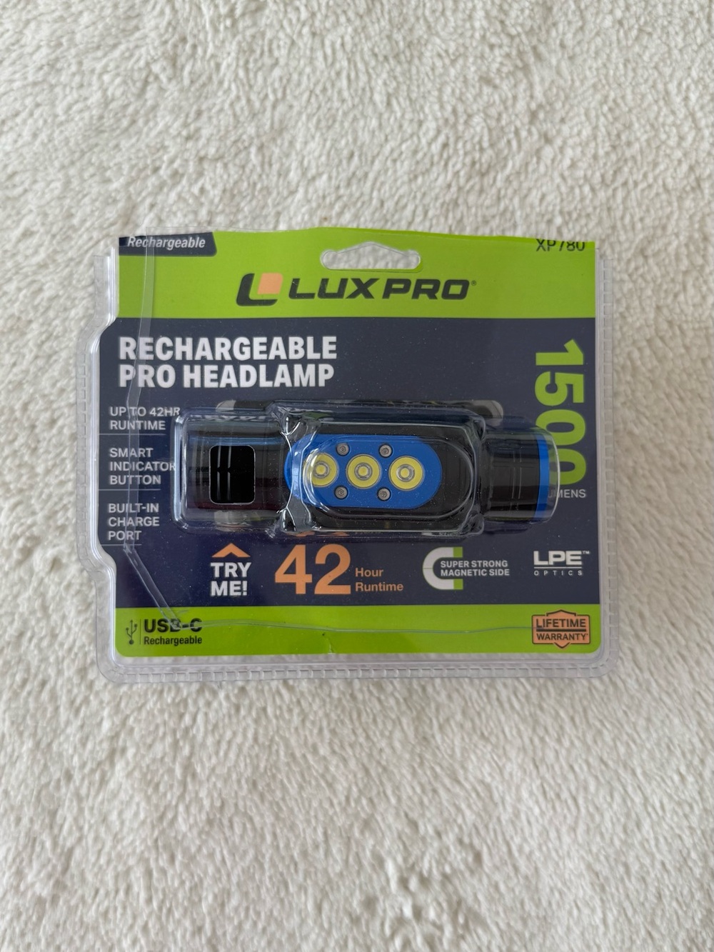 Rechargeable LUX Pro Headlamp